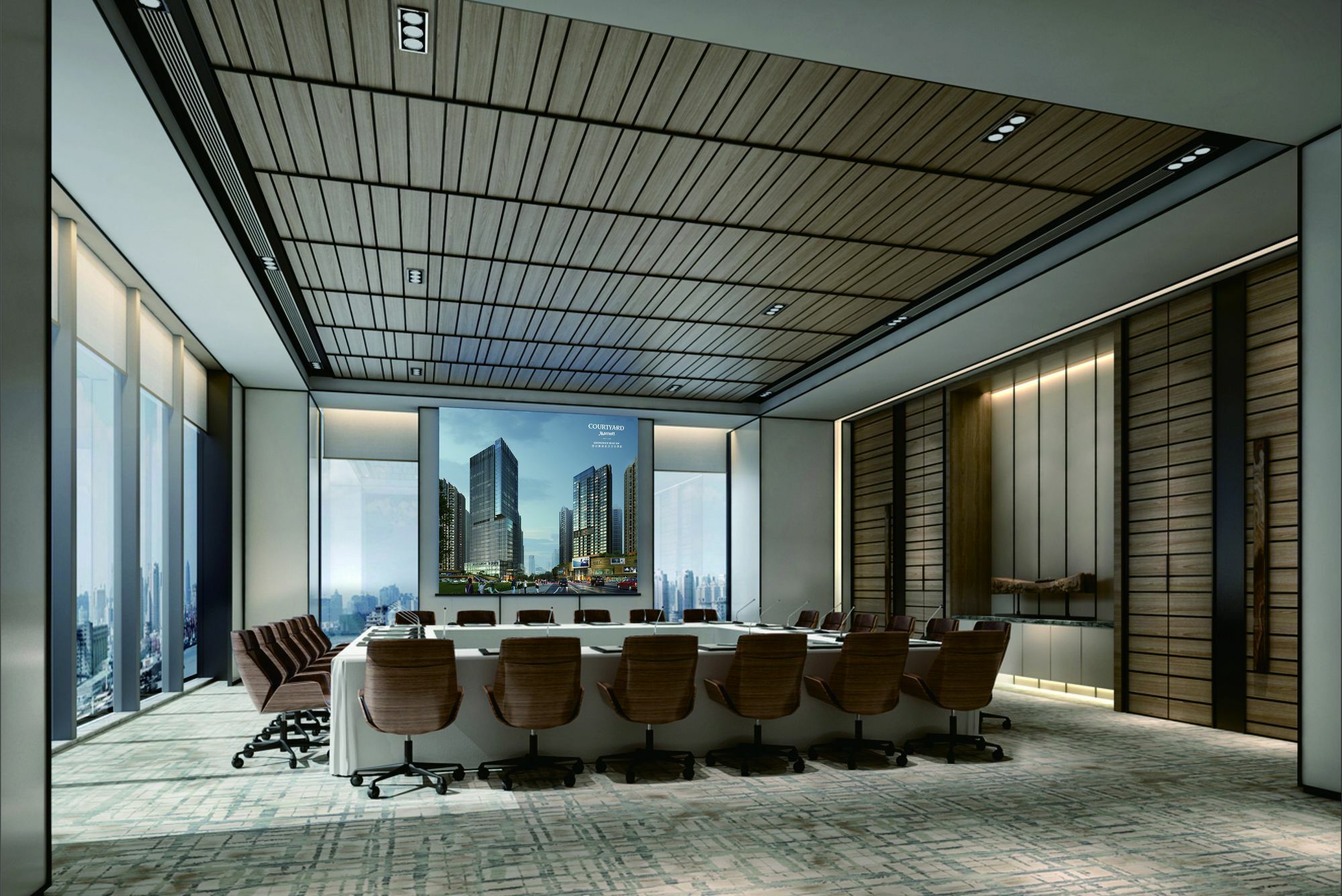 Courtyard By Marriott Shenzhen Bao'An Exterior foto